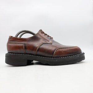 Vintage John Fluevog 240 Wagons Shoes Men’s Size 9 Brown Leather lace up